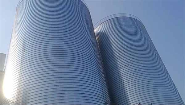 苏尼特左2座混凝土高架卷板仓